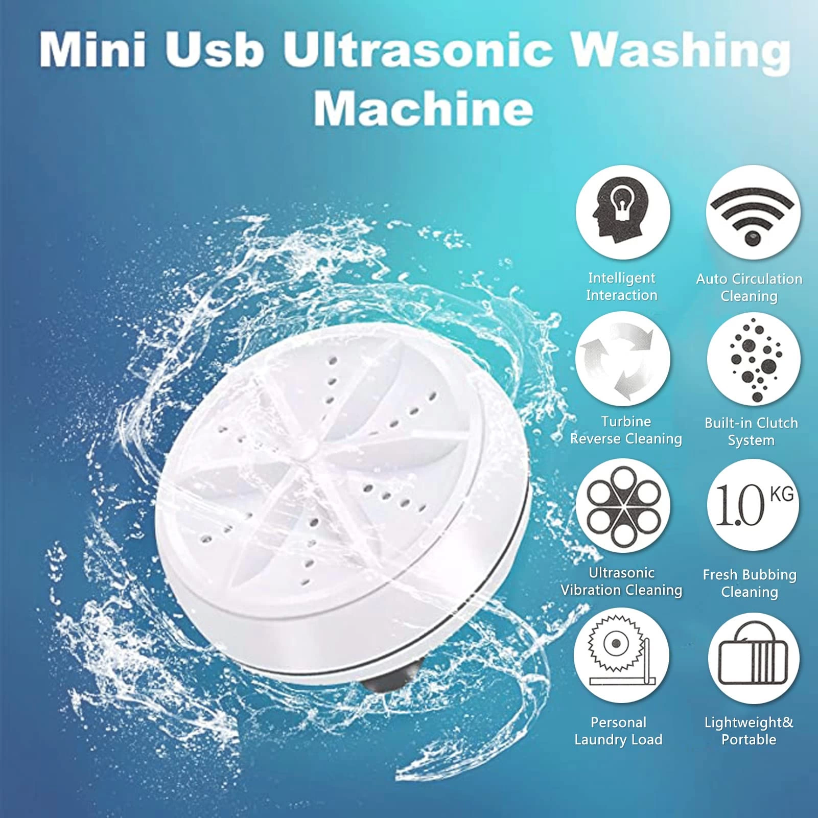 Mini Portatif Çamaşır Makinesi - Lisinya Mini Portatif Çamaşır Makinesi - Lisinya