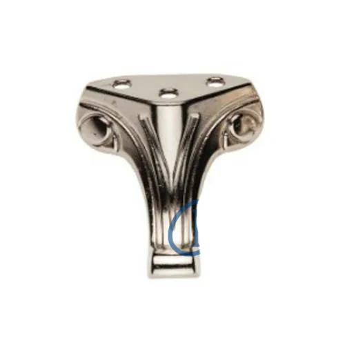 Moda Ahşap Sandık Ayağı, Kutu Ayak 4,5 Cm - Nikel, 50 Adet - Lisinya