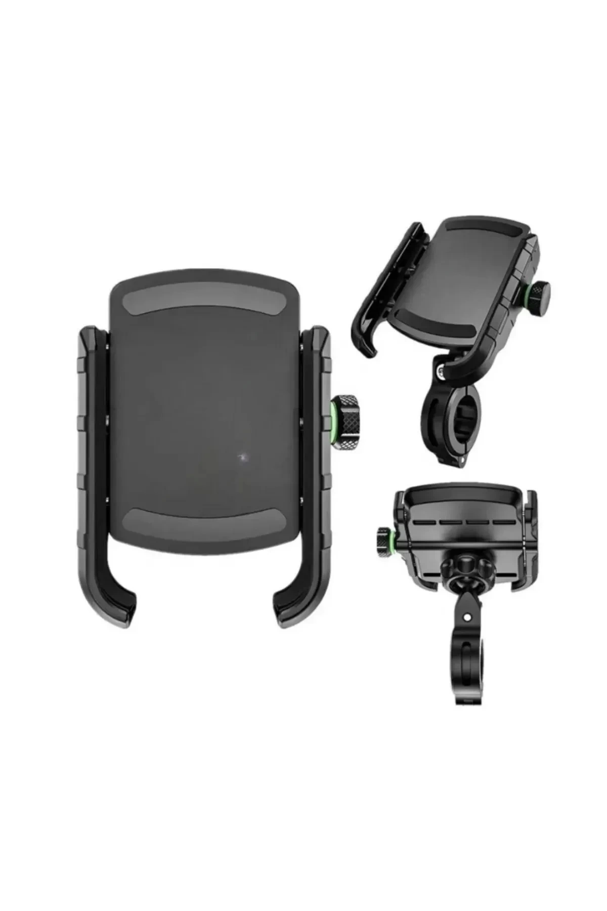 Motosiklet Gidon Ve Ayna Bağlantılı Motor Ve Bisiklet Uyumlu Telefon Tutucu 12-24w Hızlı Şarj - Lisinya