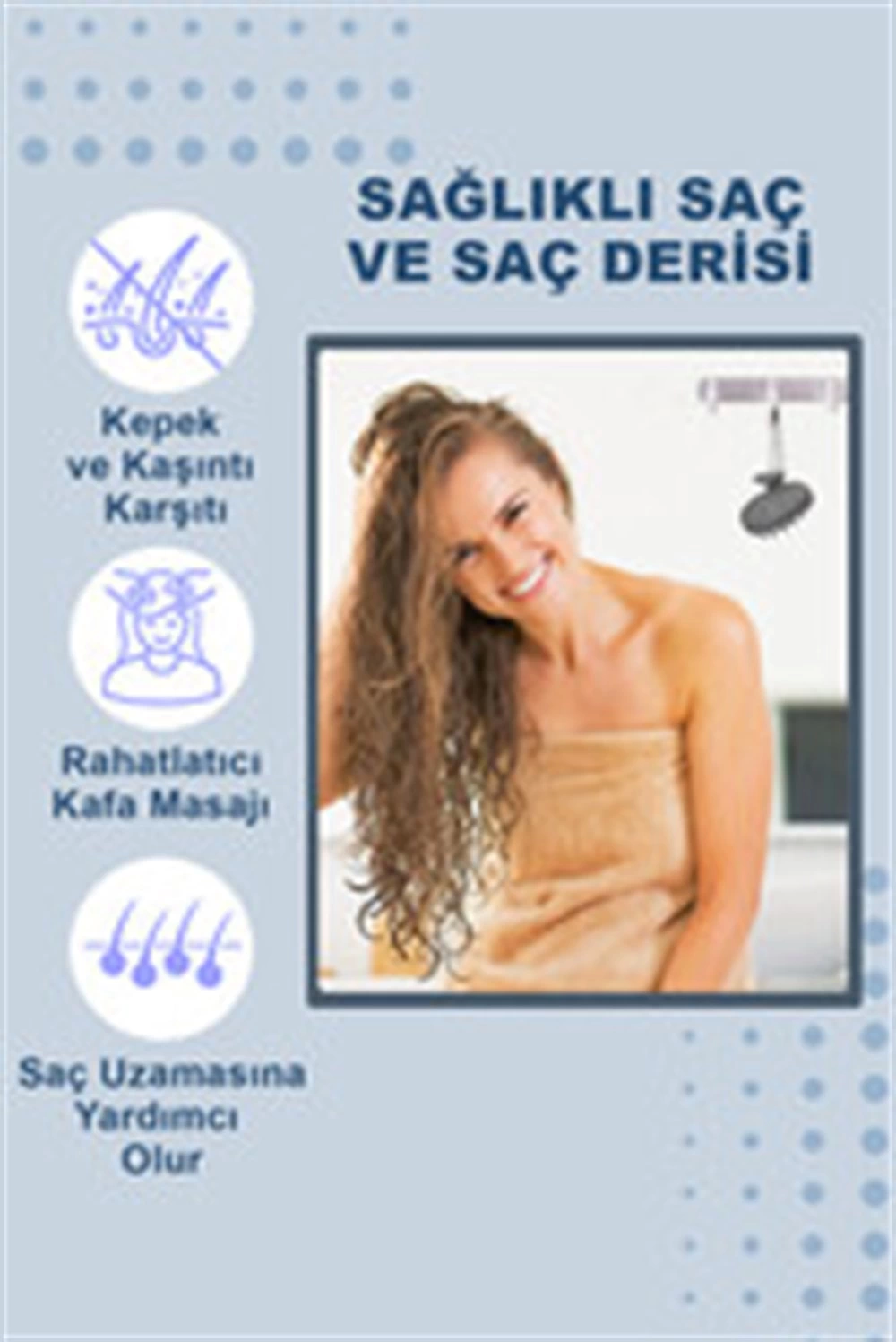 Çok Amaçlı Masaj Tarağı - Lisinya