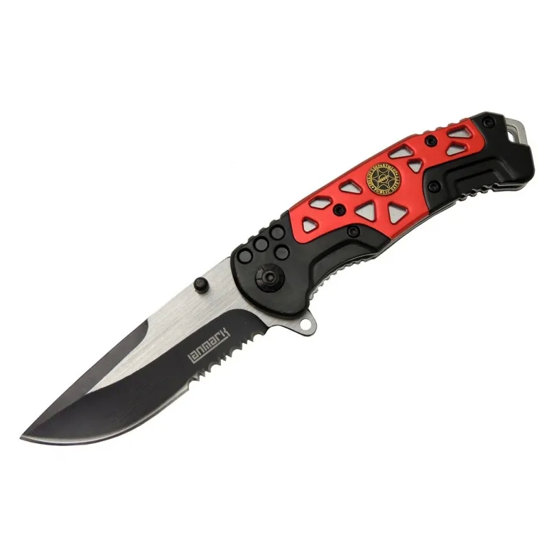 Mx10b Kırmızı Testereli Outdoor Çakı 21 Cm - Otomatik, Perçinli - Lisinya Mx10b Kırmızı Testereli Outdoor Çakı 21 Cm - Otomatik, Perçinli - Lisinya