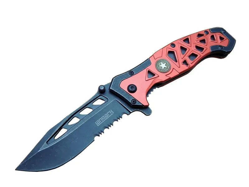 Mx50 Testereli Outdoor Çakı 21 Cm - Otomatik, Kemerlikli - Lisinya Mx50 Testereli Outdoor Çakı 21 Cm - Otomatik, Kemerlikli - Lisinya