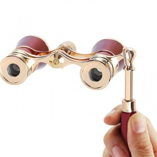 Nefis Işlemeli, Tiyatro / Opera Dürbünü 3x25 Prinç Metal Kaplamalı Retro Kahverengi - Lisinya Nefis Işlemeli, Tiyatro / Opera Dürbünü 3x25 Prinç Metal Kaplamalı Retro Kahverengi - Lisinya