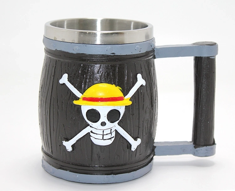 One Piece Temalı 3d Kabartmalı Çelik Kupa Bardak Alk4483 - Lisinya