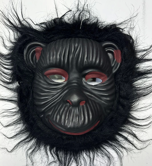 Orangutan Maskesi - Maymun Maskesi - Goril Maskesi Yetişkin Çocuk Uyumlu Siyah Renk Model 4 - Lisinya Orangutan Maskesi - Maymun Maskesi - Goril Maskesi Yetişkin Çocuk Uyumlu Siyah Renk Model 4 - Lisinya