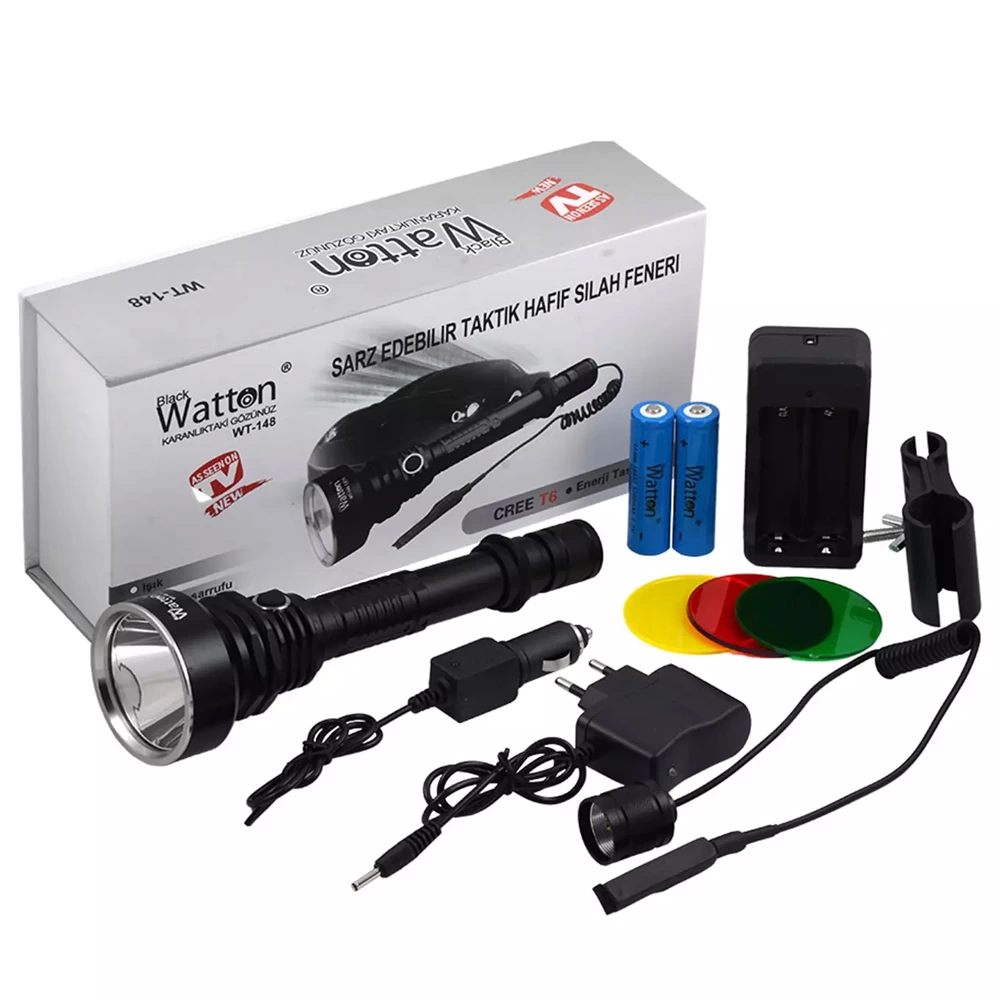 Orjinal 800 Lümen Tx6 Özel Avcı Feneri  Wt-148 - Lisinya