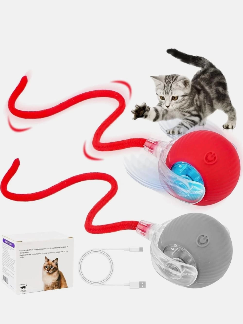 Otomatik Hareketli Kedi Oyuncağı - Lisinya