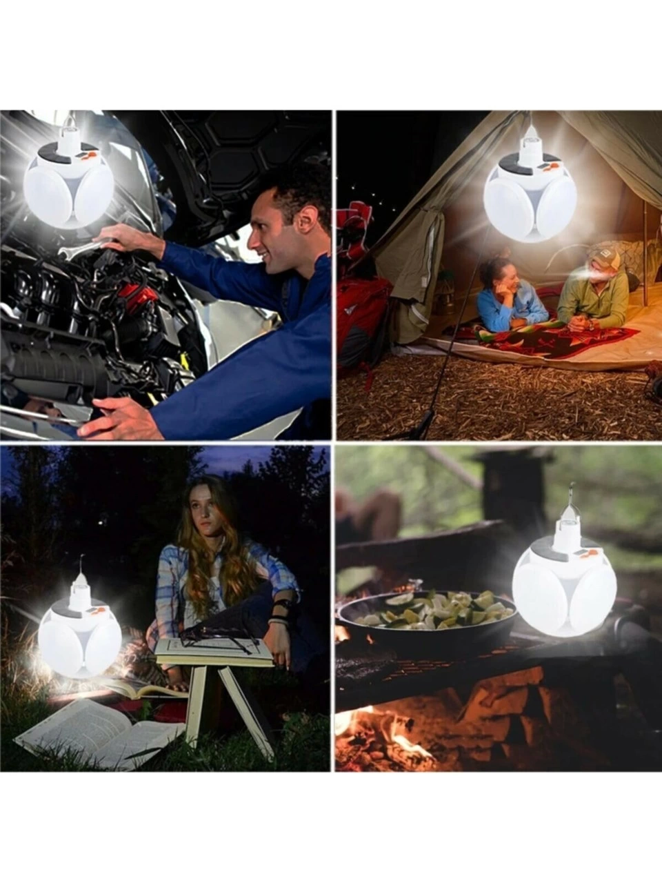 P-038 Solar Güneş Enerji Ve Usb Sarjli 5 Kanatlı - Lisinya