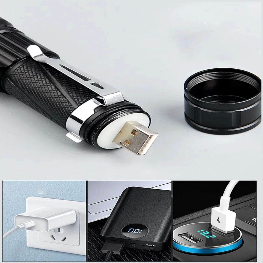 P50 Led Şarjlı Mıknatıslı Usb El Feneri  Wt-622 - Lisinya
