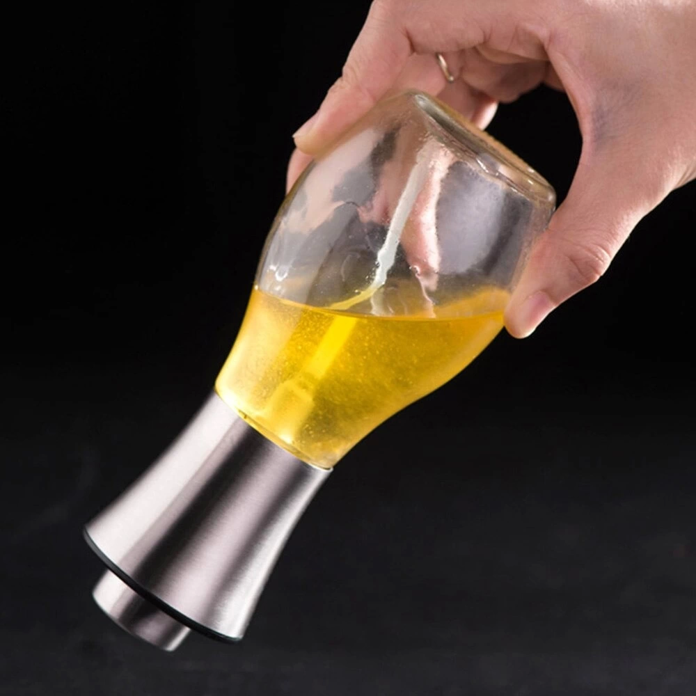 Paslanmaz Çelik Başlıklı Cam Spray Yağdanlık - Lisinya Paslanmaz Çelik Başlıklı Cam Spray Yağdanlık - Lisinya
