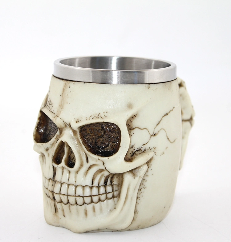 Paslanmaz Çelik Kurukafa Kupa Bardak Alk2594 - Lisinya