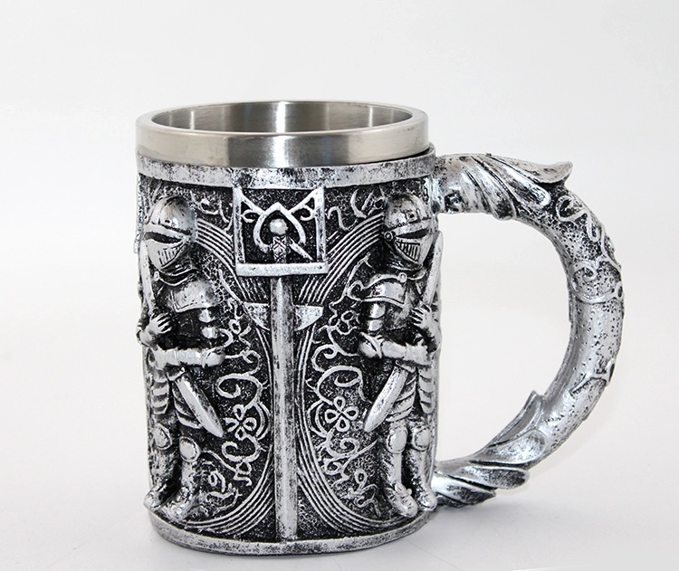 Paslanmaz Çelik Şovalye Kupa Bardak Alk2589 - Lisinya