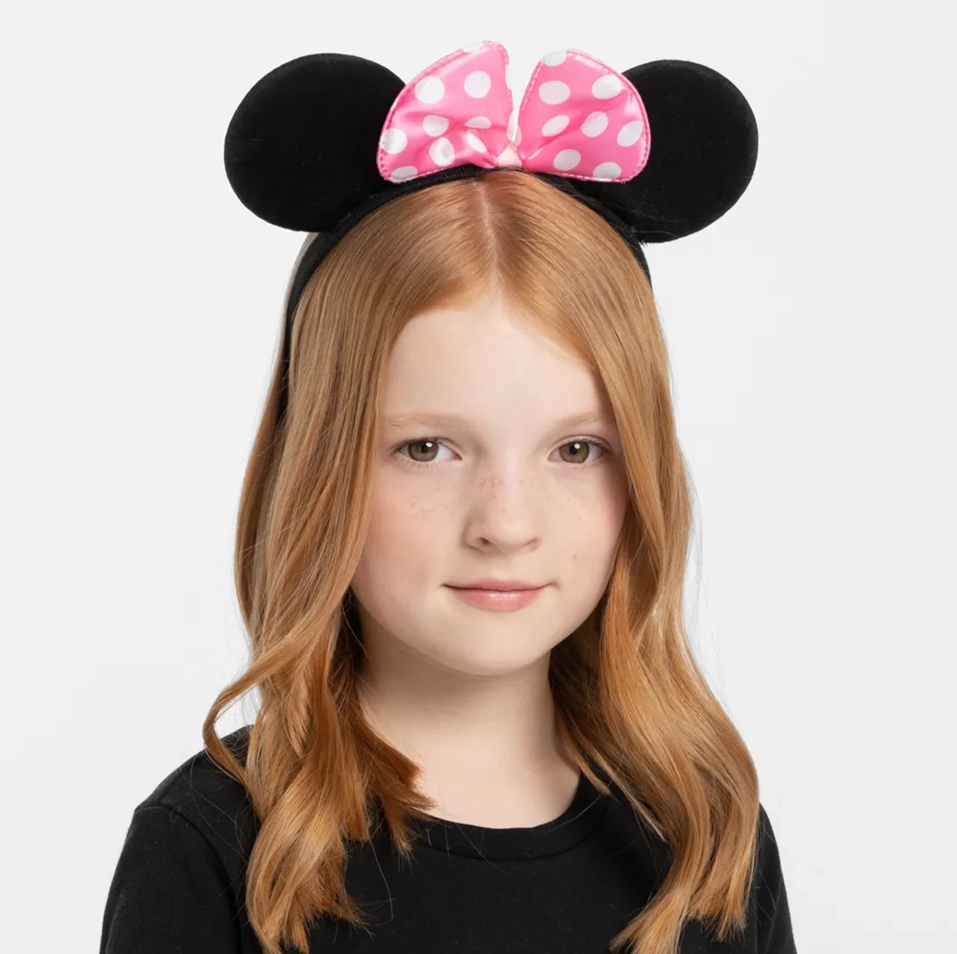 Pembe Fiyonklu Minnie Mouse Tacı Mini Kulak - Lisinya