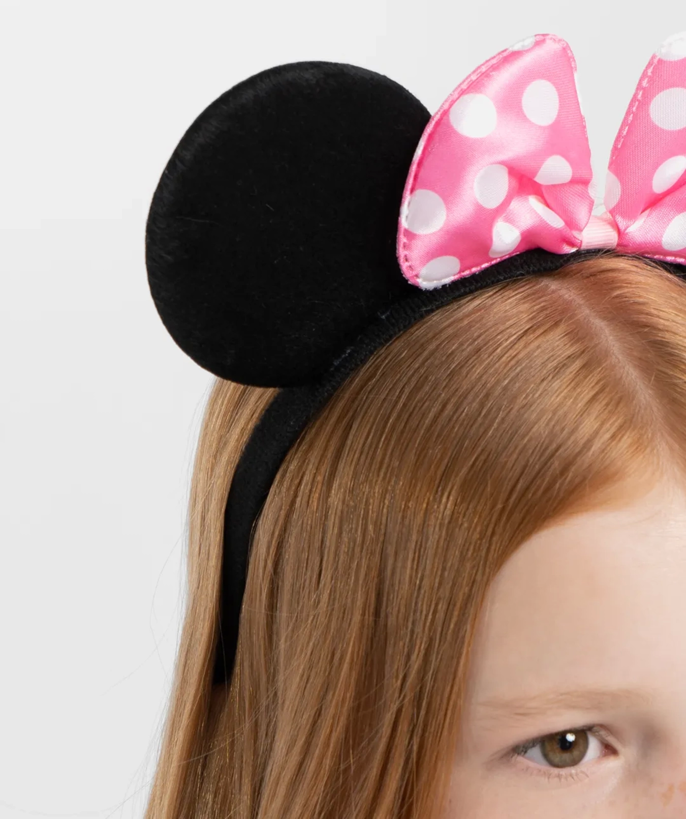 Pembe Fiyonklu Minnie Mouse Tacı Mini Kulak - Lisinya