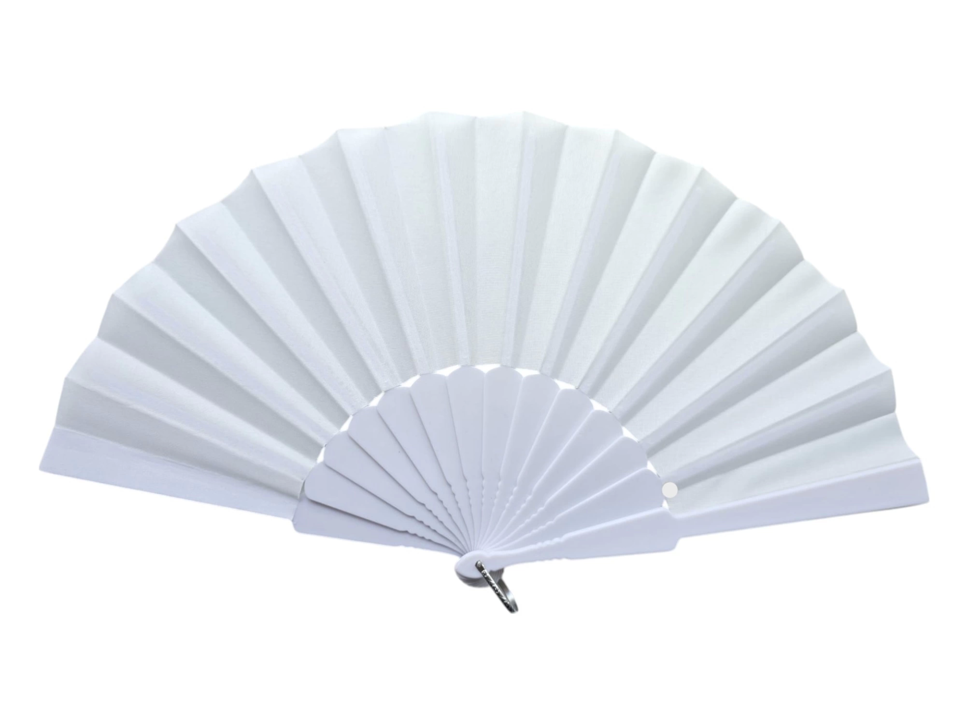 Plastik Kumaş Yelpaze 12'li Beyaz - Lisinya