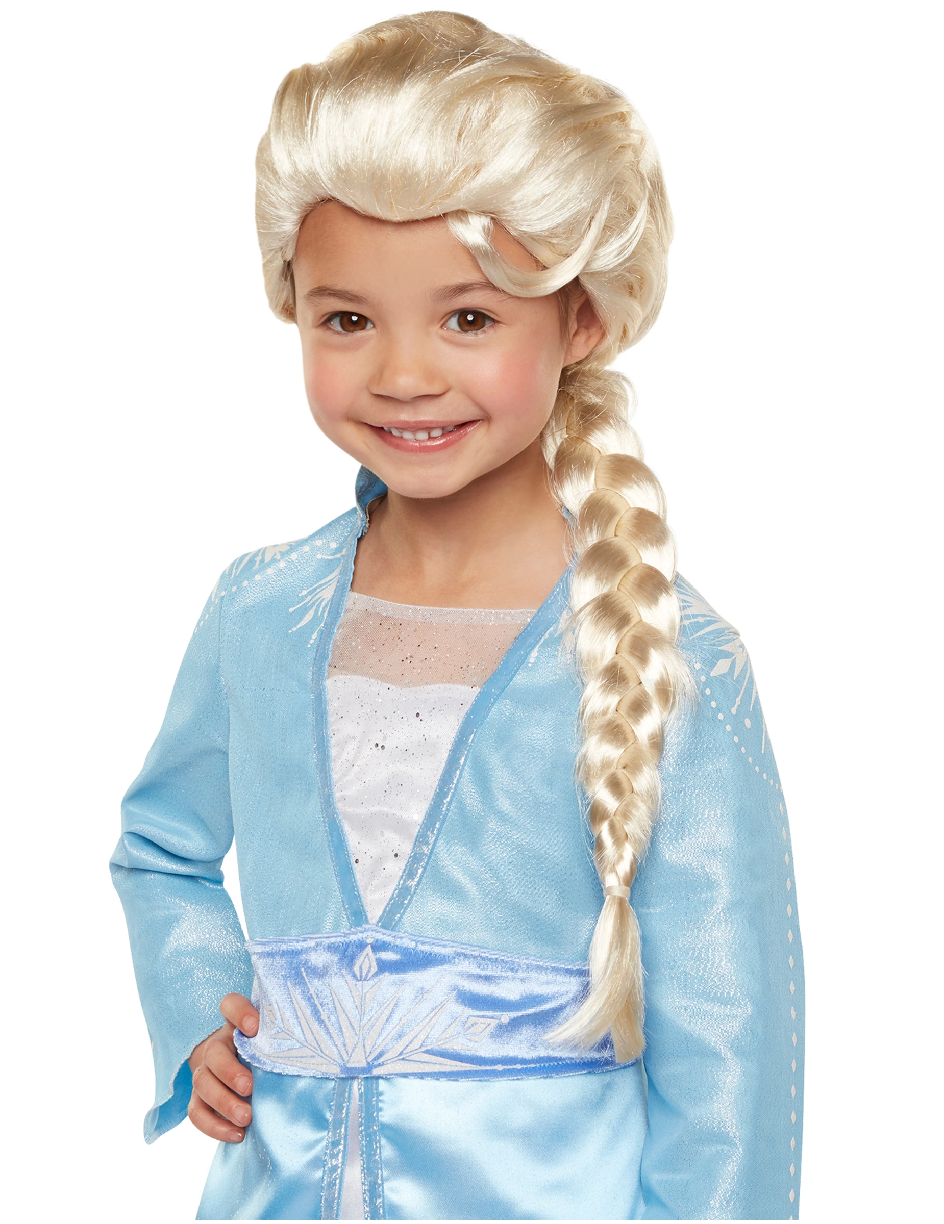 Platin Altın Dore Renk Karlar Ülkesi Elsa Frozen Peruğu Çocuk Boy - Lisinya