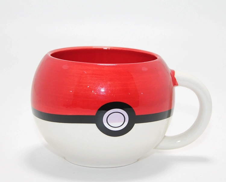 Pokemon Pokeball Tasarımlı 3d Porselen Kupa Bardak Alk4498 - Lisinya