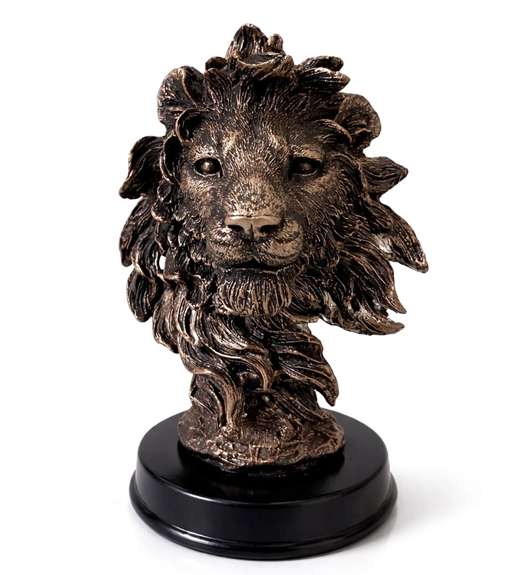 Polyester Aslan Büstü Alk4485 - Lisinya