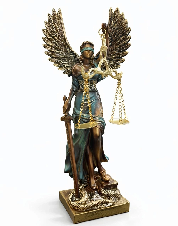 Polyester Kanatlı Adalet Biblosu Alk4418 - Lisinya