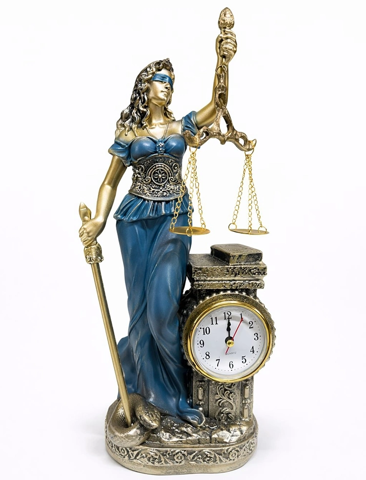Polyester Saatli Adalet Figürü Alk4415 - Lisinya