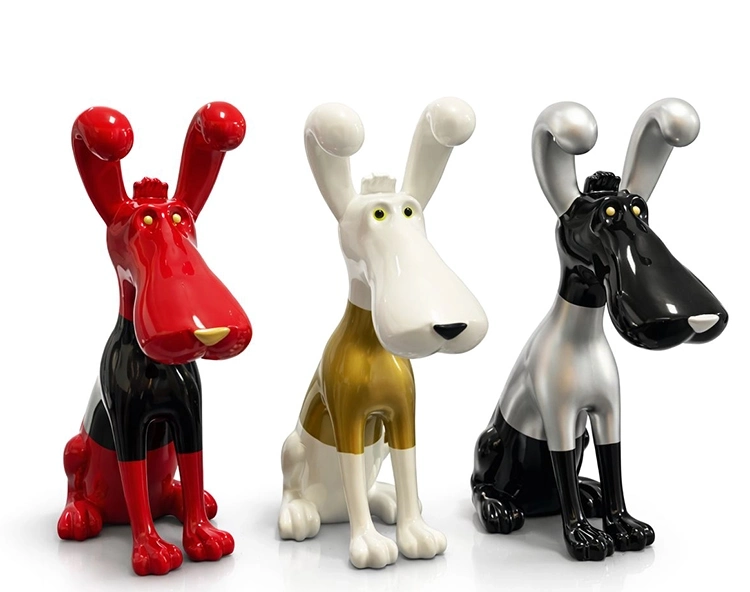 Polyester Sevimli Köpek Figürü Alk4557 - Lisinya