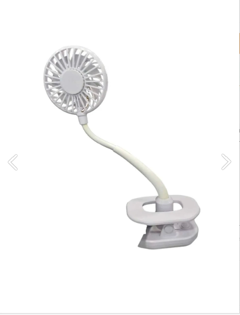 Portatif Işıklı Mini Klipsli Fan - Lisinya