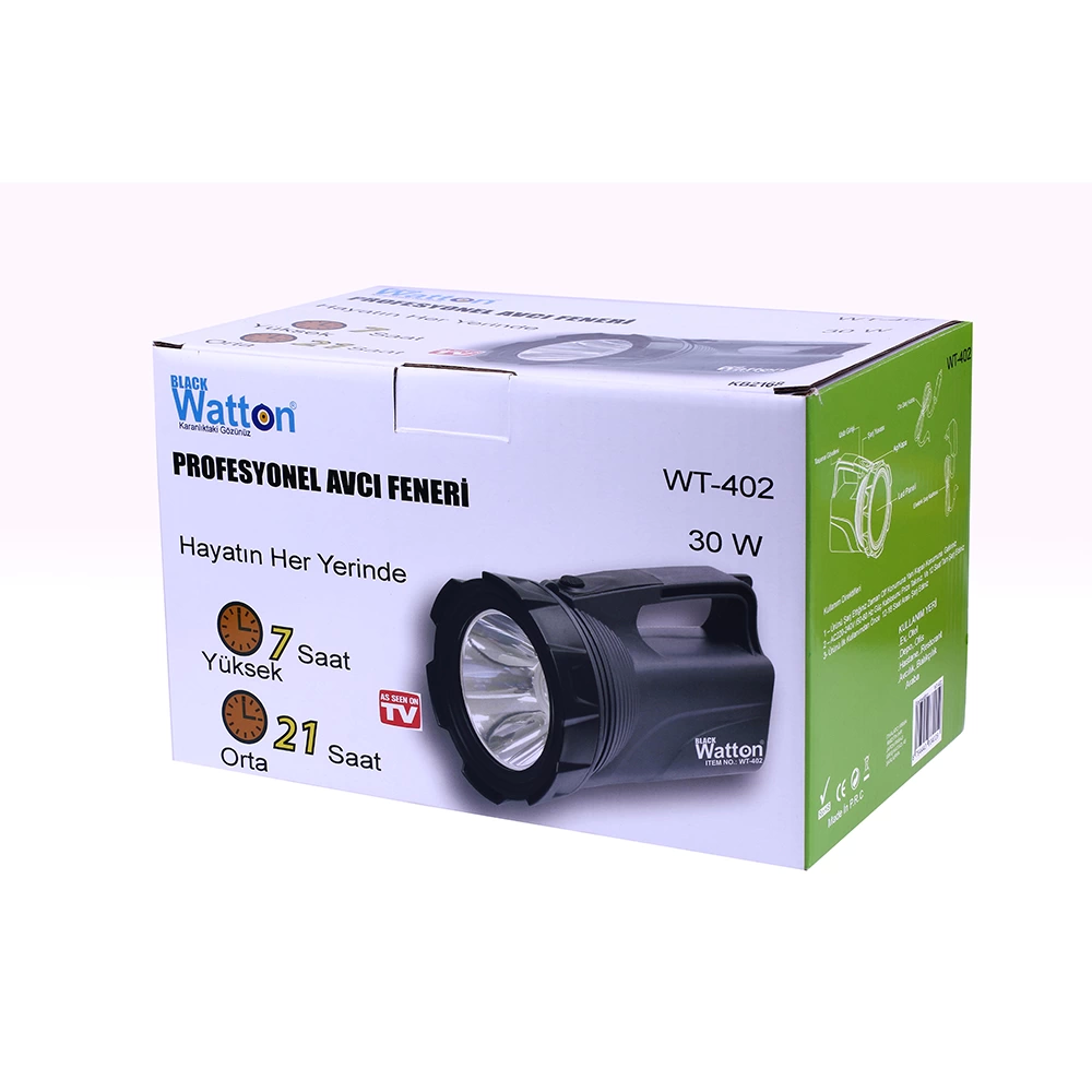 Profesyonel Avcı Feneri 30 W Gücünde Wt-402 - Lisinya Profesyonel Avcı Feneri 30 W Gücünde Wt-402 - Lisinya