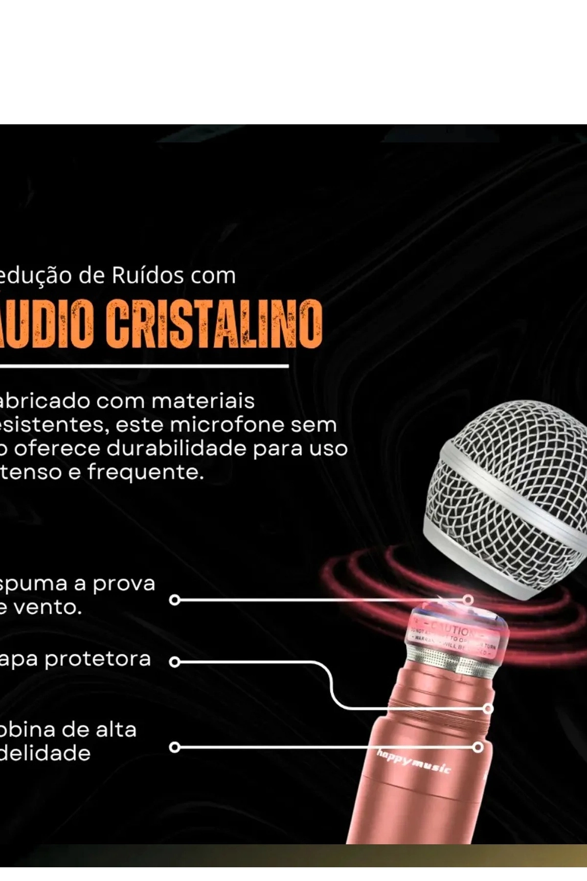 Profesyonel Çiftli Kablosuz Mikrofon Seti Karaoke Şarj Edilebilir 50 Metre Mesafe Rose - Lisinya