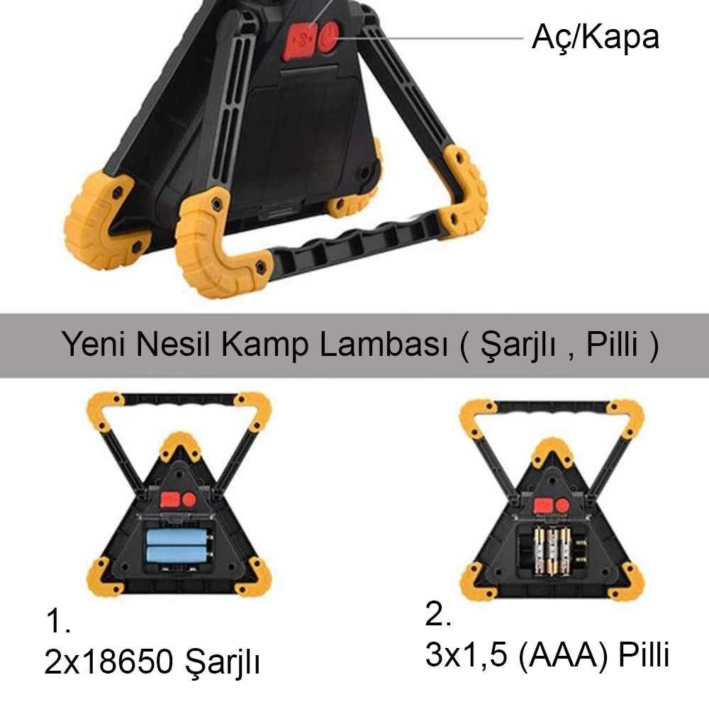 Profesyonel Kamp - Araba Lambası Bigem Bm-610 - Lisinya