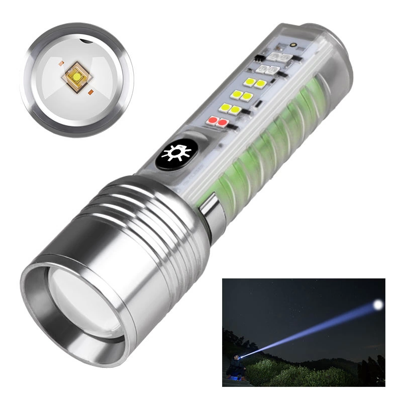 Profesyonel Tg Led Güçlü 8 Modlu Type-c 1000 Lümen Polis Çakarlı Şarjlı El Feneri - Lisinya Profesyonel Tg Led Güçlü 8 Modlu Type-c 1000 Lümen Polis Çakarlı Şarjlı El Feneri - Lisinya