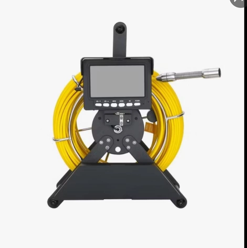 Profosyonel Ekranlı Kameralı 30 Metre Fiber Kablo Yılan Endoskop Kameralı Hafıza Kart Girişli Kuyu, Sondaj, Kanalizyasyon Kamerası 8 Mm 4.3 Inc - Lisinya