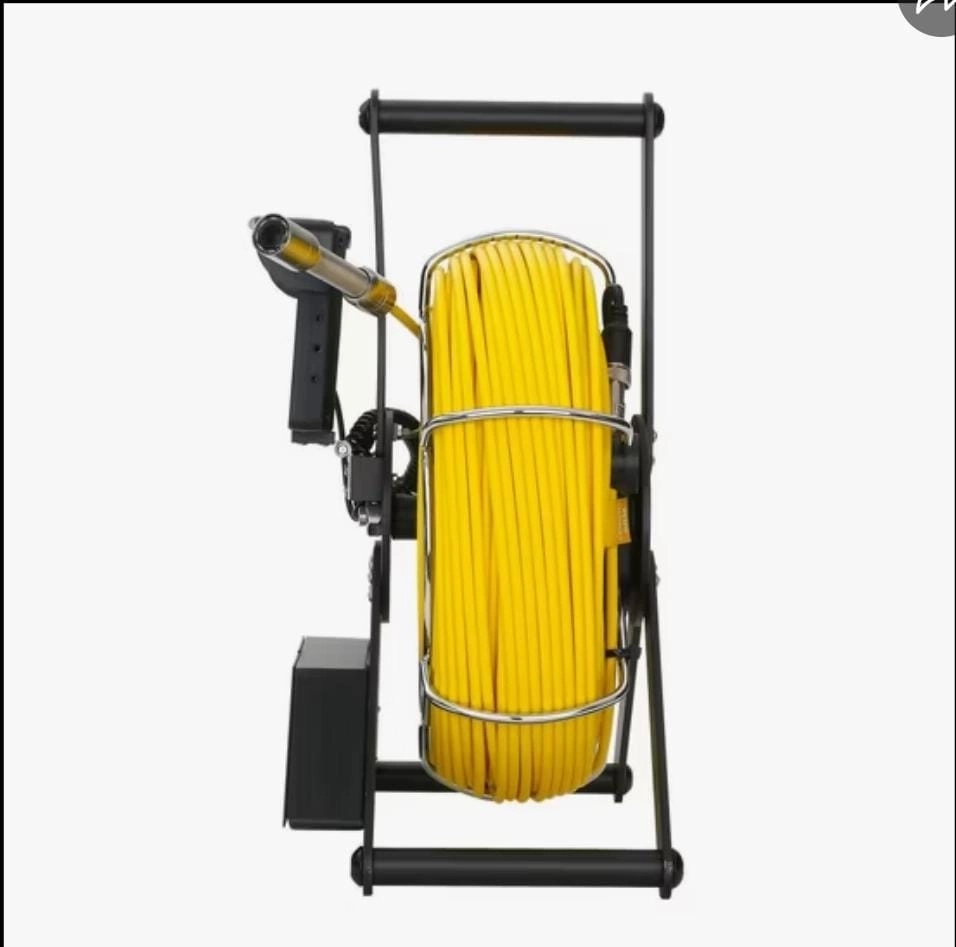 Profosyonel Ekranlı Kameralı 30 Metre Fiber Kablo Yılan Endoskop Kameralı Hafıza Kart Girişli Kuyu, Sondaj, Kanalizyasyon Kamerası 8 Mm 4.3 Inc - Lisinya