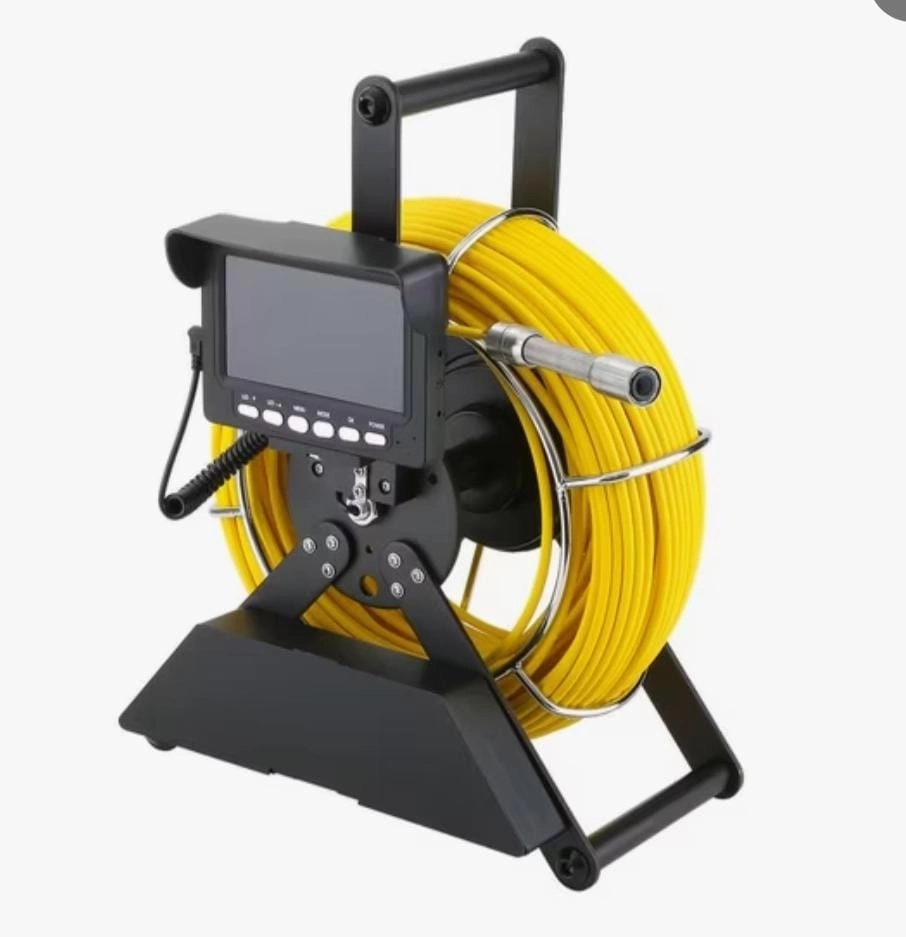 Profosyonel Ekranlı Kameralı 30 Metre Fiber Kablo Yılan Endoskop Kameralı Hafıza Kart Girişli Kuyu, Sondaj, Kanalizyasyon Kamerası 8 Mm 4.3 Inc - Lisinya