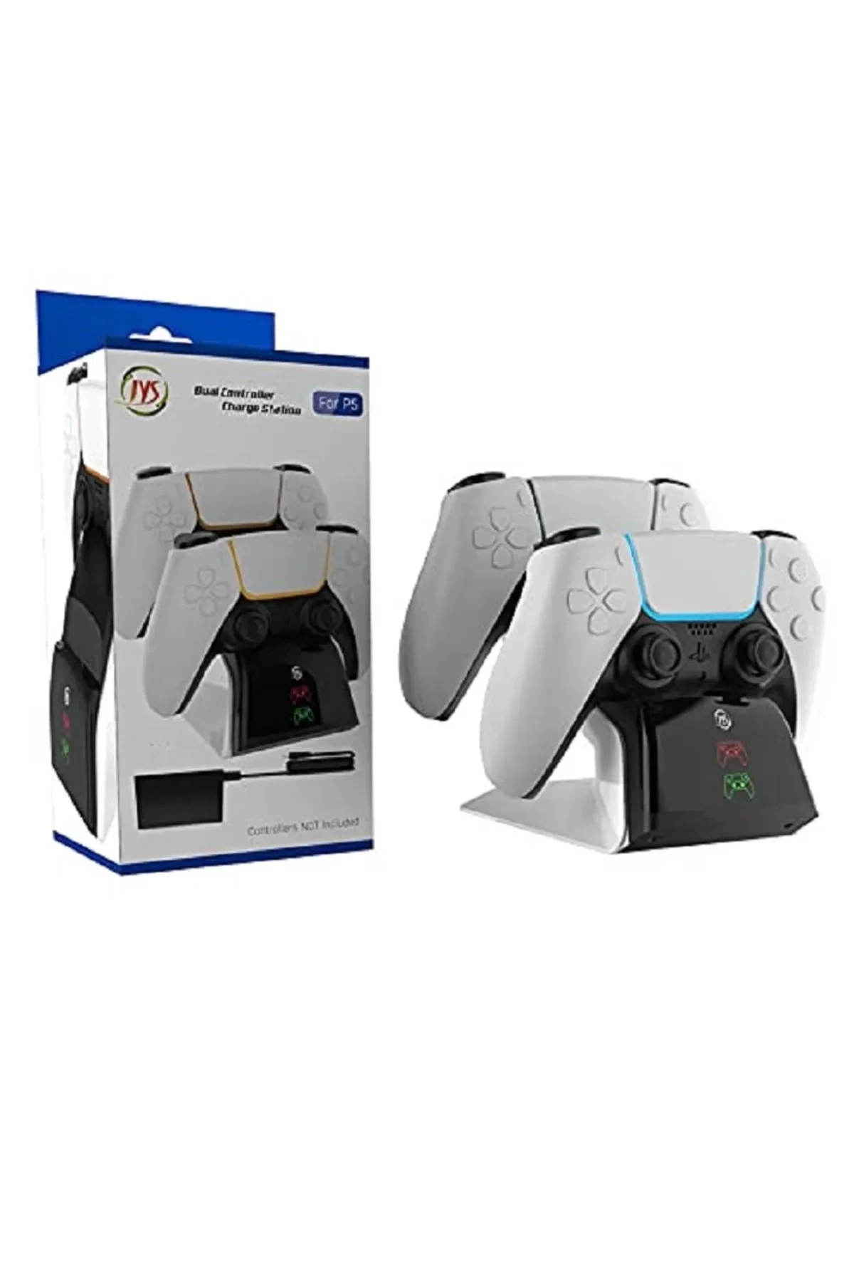 Ps5 Dualsense /ps5 Slim/ps5 Pro Gamepad Hızlı Şarj İstasyonu Çift Kol Şarj Ünitesi - Lisinya