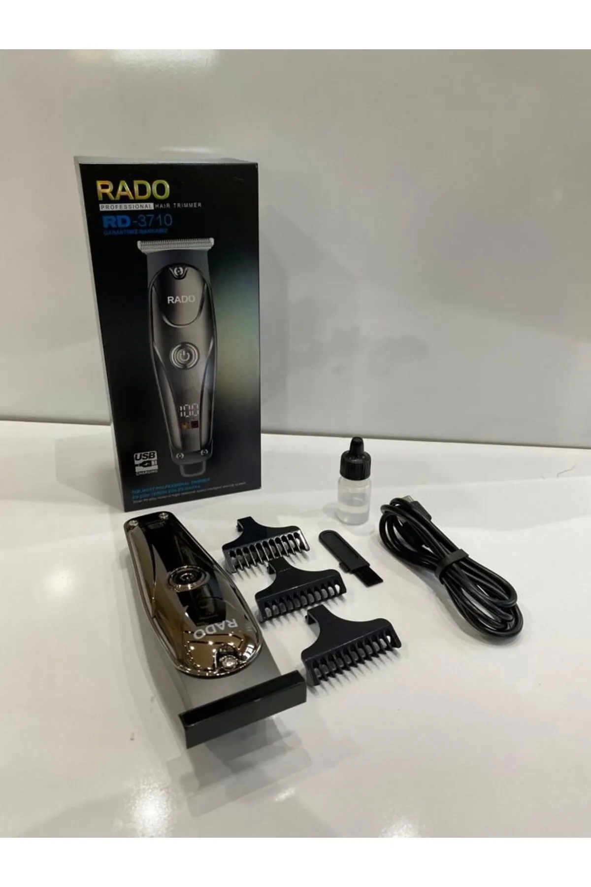Rado Rd-3710 T Bıçak Sıfır Kesim Lcd Ekran Şarjlı Tıraş Makinesi - Lisinya Rado Rd-3710 T Bıçak Sıfır Kesim Lcd Ekran Şarjlı Tıraş Makinesi - Lisinya