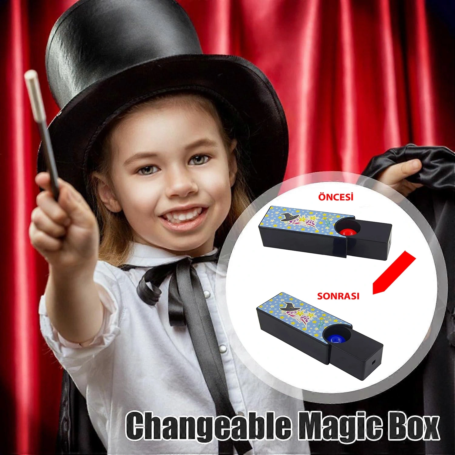 Renk Değiştiren Sihirli Top Oyunu – Sihirbazlık Gösteri Kutusu - Lisinya Renk Değiştiren Sihirli Top Oyunu – Sihirbazlık Gösteri Kutusu - Lisinya