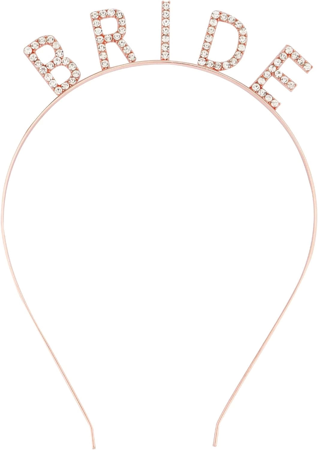 Rose Gold Renk Bekarlığa Veda Kristal Taş Bride Tacı İthal 16x10 Cm - Lisinya Rose Gold Renk Bekarlığa Veda Kristal Taş Bride Tacı İthal 16x10 Cm - Lisinya