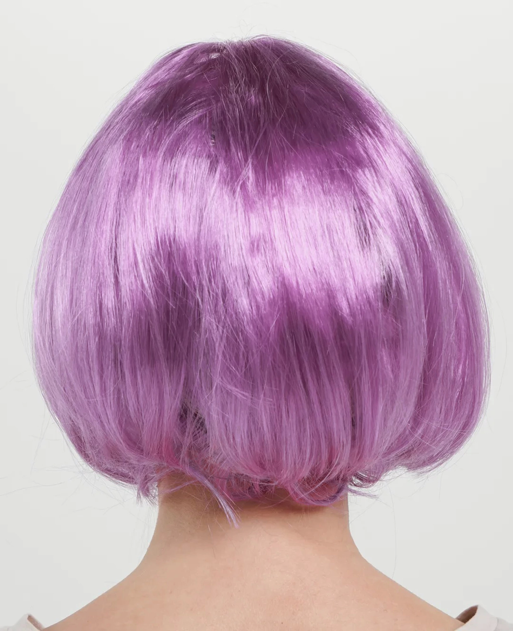 Rose Pembe Renk Düz Kesim Küt Parti Peruğu Kısa Takma Saç - Lisinya Rose Pembe Renk Düz Kesim Küt Parti Peruğu Kısa Takma Saç - Lisinya