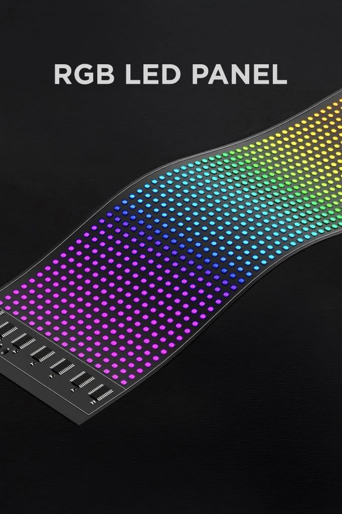 Rp1259 Led Matrix Panel 16x96cm Telefon Kontrollü Kayar Led Animasyon Aydınlatma - Lisinya Rp1259 Led Matrix Panel 16x96cm Telefon Kontrollü Kayar Led Animasyon Aydınlatma - Lisinya