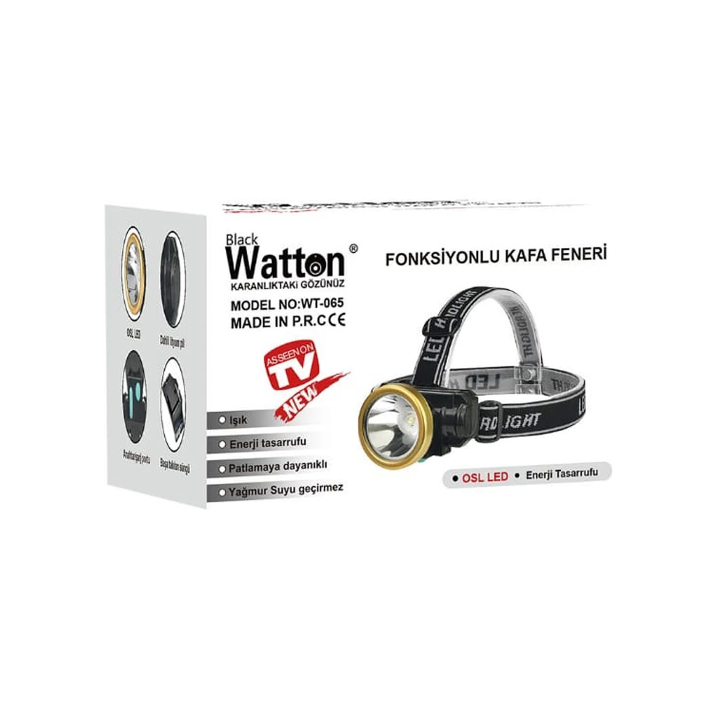 Şarjlı Baret Lambası Osl Led  Wt-065 - Lisinya