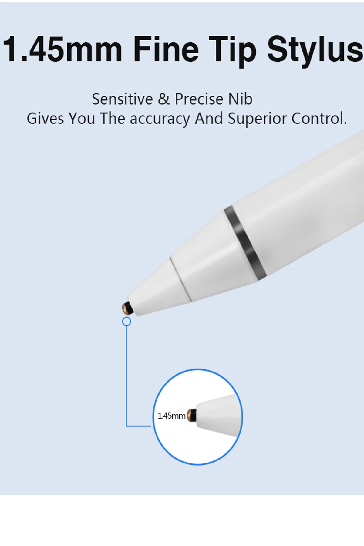 Sensitivity Stylus Dokunmatik Kalem Çizim Ve Tasarım Tablet Kalemi Tüm Cihazlara Uyumlu 1.45mm Uç - Lisinya Sensitivity Stylus Dokunmatik Kalem Çizim Ve Tasarım Tablet Kalemi Tüm Cihazlara Uyumlu 1.45mm Uç - Lisinya