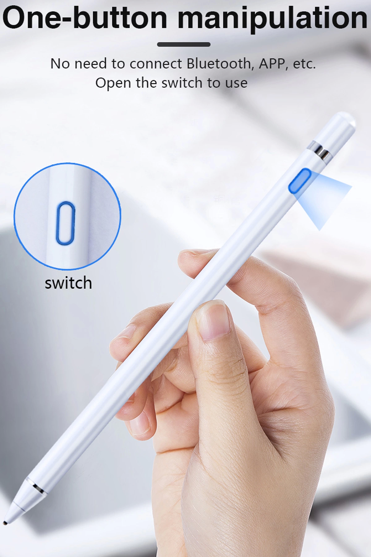 Sensitivity Stylus Dokunmatik Kalem Çizim Ve Tasarım Tablet Kalemi Tüm Cihazlara Uyumlu 1.45mm Uç - Lisinya Sensitivity Stylus Dokunmatik Kalem Çizim Ve Tasarım Tablet Kalemi Tüm Cihazlara Uyumlu 1.45mm Uç - Lisinya