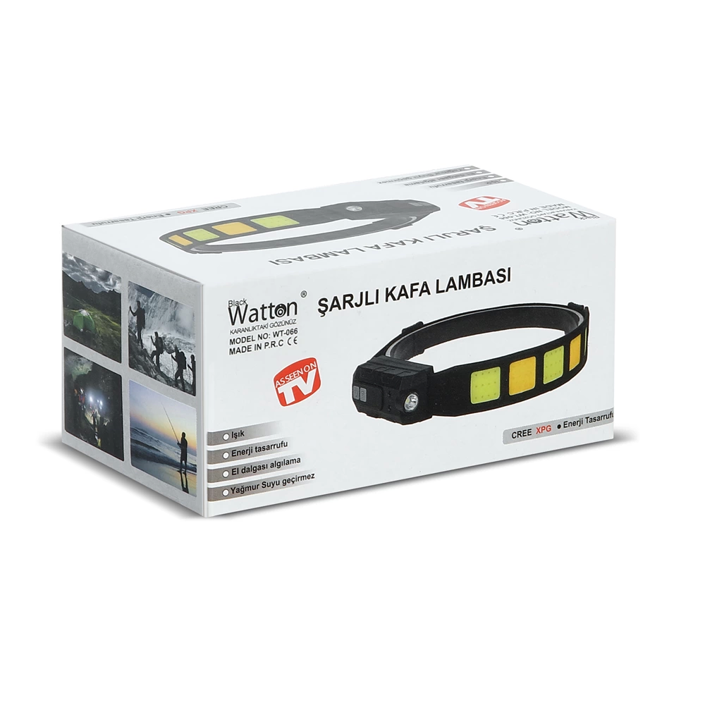 Sensörlü Cob Xpg Led Kafa Lambası Wt-066 - Lisinya Sensörlü Cob Xpg Led Kafa Lambası Wt-066 - Lisinya