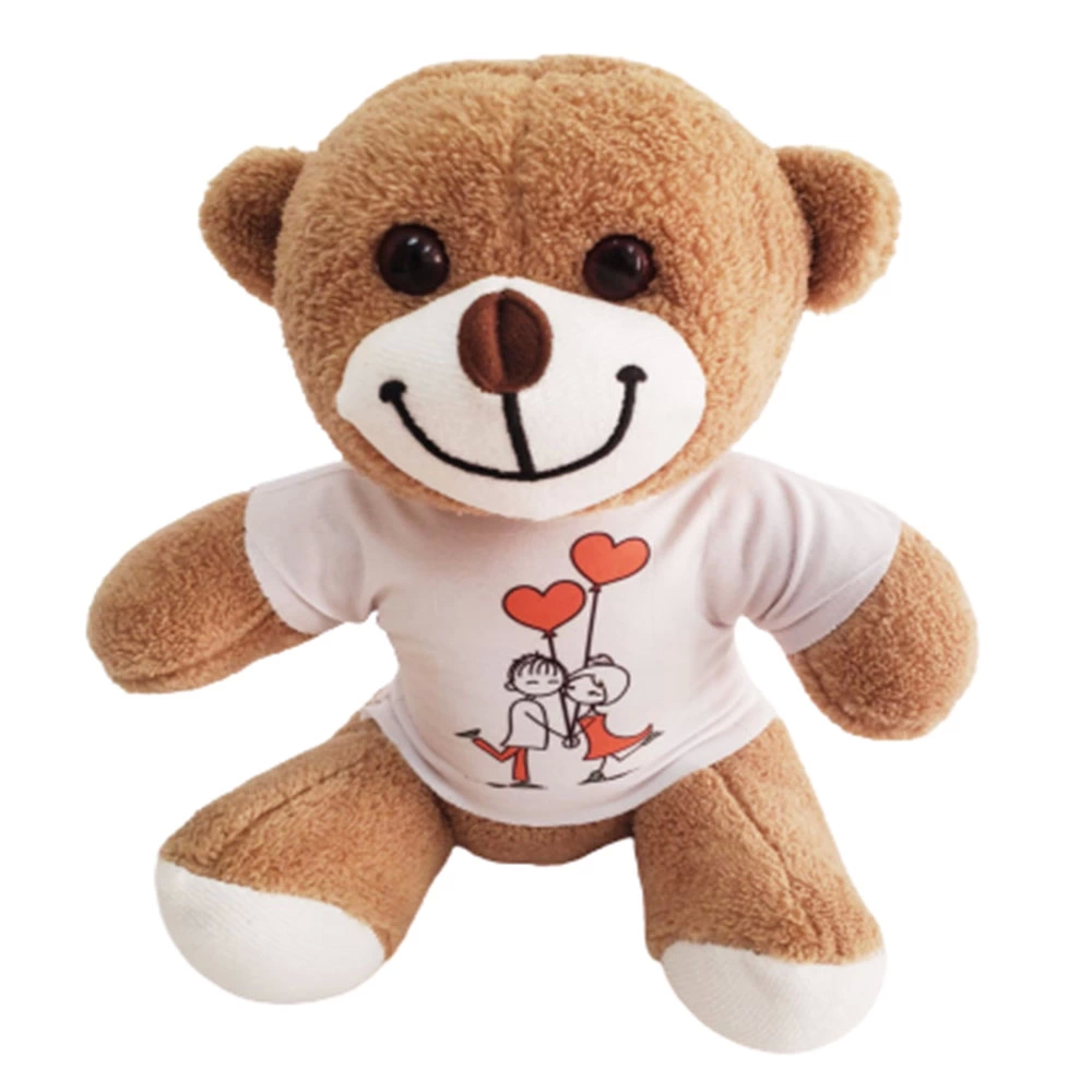 Sevimli Tişörtlü Peluş Ayicik - Lisinya Sevimli Tişörtlü Peluş Ayicik - Lisinya