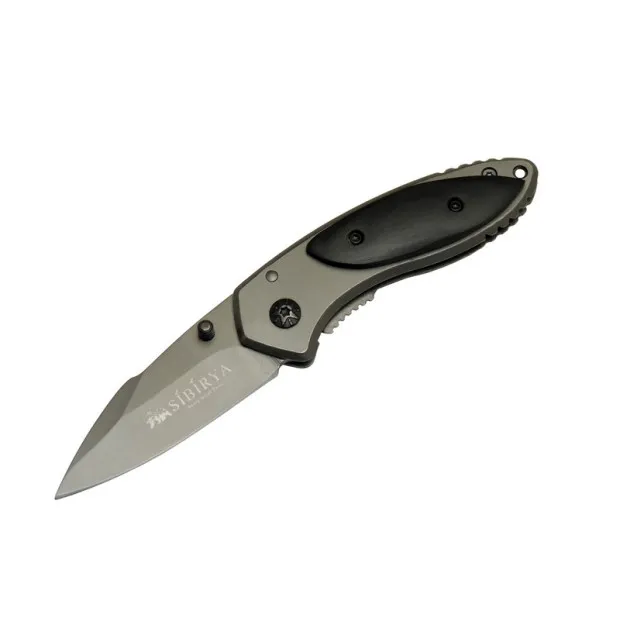 Sibirya Cep Çakısı 14,5 Cm Yarı Otomatik , Kemerlikli - Lisinya Sibirya Cep Çakısı 14,5 Cm Yarı Otomatik , Kemerlikli - Lisinya