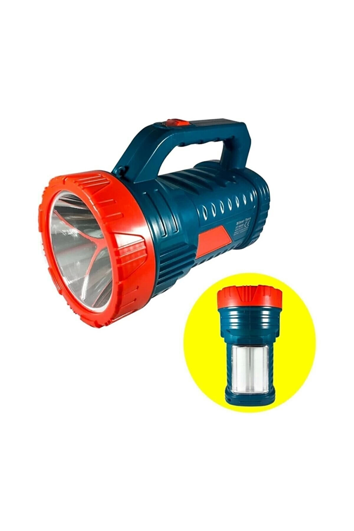 Silver Projektör 15w Led Şarjlı El Feneri Ve X2 Tüp 26smd Led Çift Yönlü - Lisinya Silver Projektör 15w Led Şarjlı El Feneri Ve X2 Tüp 26smd Led Çift Yönlü - Lisinya