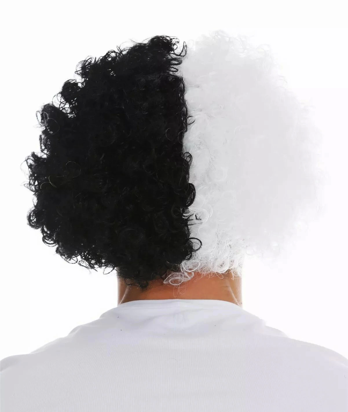 Siyah Beyaz Kıvırcık Afro Bonus Peruk Taraftar Bonus Saç - Lisinya Siyah Beyaz Kıvırcık Afro Bonus Peruk Taraftar Bonus Saç - Lisinya