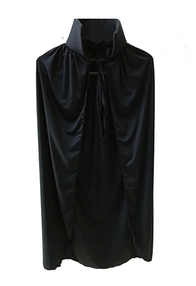 Siyah Yakalı Pelerin - Vampir Pelerin - Dracula Pelerin 90 Cm - Lisinya Siyah Yakalı Pelerin - Vampir Pelerin - Dracula Pelerin 90 Cm - Lisinya