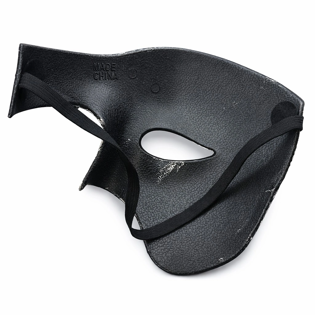 Siyah Yarım Erkek Maske – Phantom Parti  Balo Maskesi - Lisinya