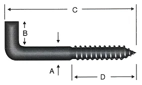 Şofben Çivisi No 1 / 5.8x50 - 10 Adet - Lisinya